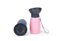 Bouteille d'eau pliable pour chien 600 ml, sans BPA, écologique, étanche, facile à transporter, en plastique solide, modèle 2026, vente chaude