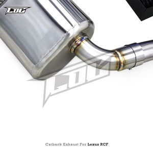 ท่อไอเสียแคทแบ็กสแตนเลส OEM สำหรับ Lexus RC F/ 5.0L ปี 2015-2021 ระบบไอเสียแบบสปอร์ต Boska Valved พร้อมเสียงไดนามิก - Product Image 5