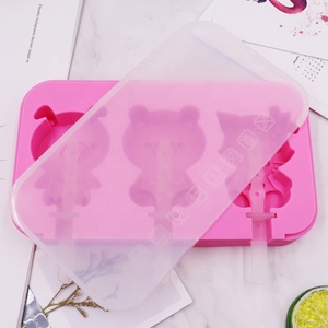 <span class=keywords><strong>Molde</strong></span> de silicona para helados, 3 cavidades, uso doméstico, oferta de <span class=keywords><strong>Amazon</strong></span> - Product Image 2