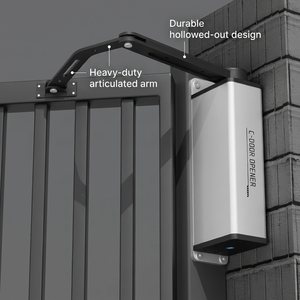 Ouvre-porte battant moderne en alliage d'aluminium avec moteur DC sans balais, capacité de charge de 260 kg, utilisation facile pour les portes commerciales et hôtelières - Product Image 2