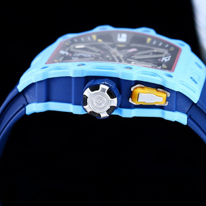 Montre sport haut de gamme en fibre de carbone 35-03, design barillet avec mouvement intégré, montre décontractée pour homme 35-03 - Product Image 2