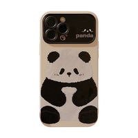 Schwarz-weißer Panda-Handyhülle für Apple iPhone 17 Pro Max, iPhone 15, All-inclusive, 18 Fun, 16 Generation, 13 Matt