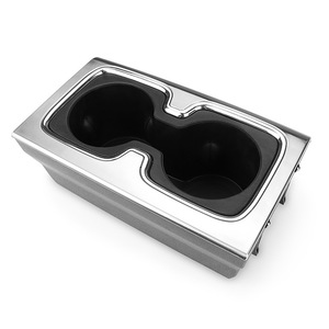 Portavasos para Consola Central de GMC Sierra, ABS Pulido, Bandeja Doble para Interior de Camioneta - Product Image 1