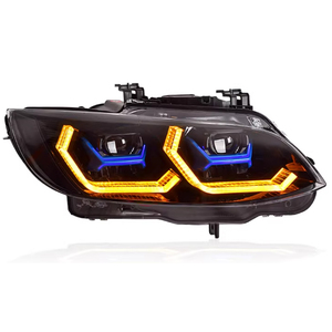 Cho BMW E92 Đèn pha e93 M3 LED chiếu đèn pha DRL tuần tự lần lượt tín hiệu cao thấp chùm 2007 2010 sửa đổi xe ánh sáng - Product Image 3
