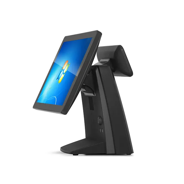 Henex HC-360 terminale Pos da 15 pollici Windows/android Touch Screen Pos tutto In uno con doppio Display