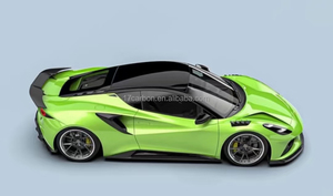 Nuovo Kit in Fibra di Carbonio Stile <span class=keywords><strong>V</strong></span> 17carbon per Lotus Emira 2021-2024, Diffusore Posteriore in Carbonio Nero, Retrofit/Upgrade - Product Image 4