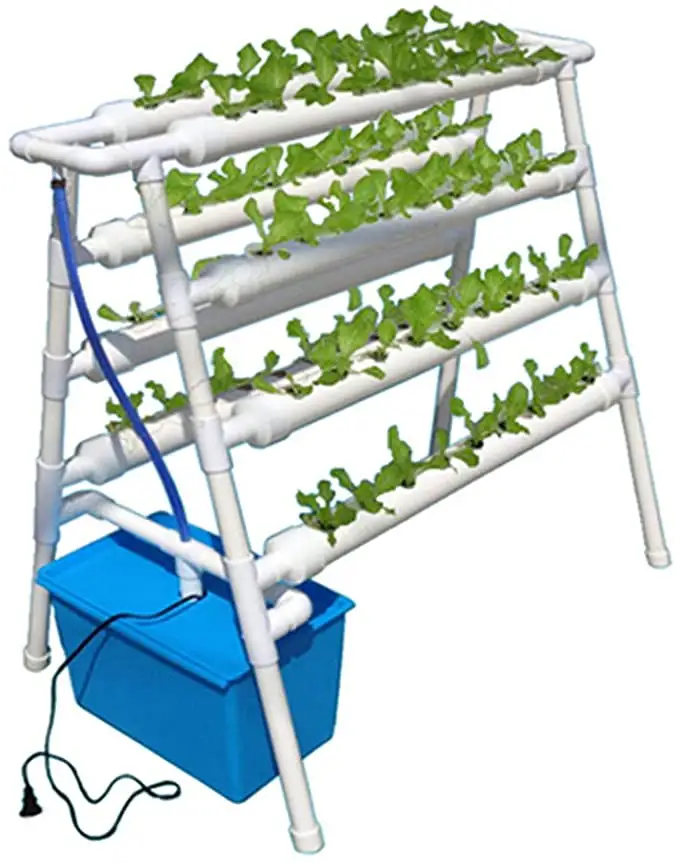Sistem Pvc Hidroponik 72 Situs Kit Sistem Pertumbuhan Hidroponik untuk Sayuran Berdaun