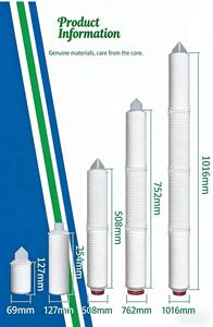 ไส้กรองน้ำแบบจีบ PP Semi-circle Fin 222 สำหรับการกรองน้ำ ขนาด 10 <span class=keywords><strong>น</strong></span>ิ้ว เมมเบร<span class=keywords><strong>น</strong></span>โพลีโพรพิลีน 0.45 ไมครอน สำหรับระบบ RO - Product Image 4