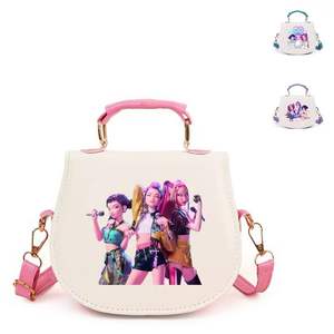 Sac fourre-tout/sac à bandoulière personnalisé Kpop Demon Hunters avec expédition en 5 jours, personnalisable, réutilisable pour les voyages et le shopping - Product Image 1