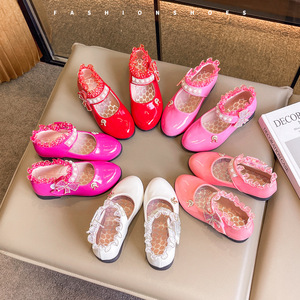 <span class=keywords><strong>Scarpe</strong></span> <span class=keywords><strong>da</strong></span> <span class=keywords><strong>ballo</strong></span> per bambine in pelle PU con suola morbida, impermeabili, traspiranti, leggere, slip-on, per feste e performance - Offerta imperdibile - Product Image 2