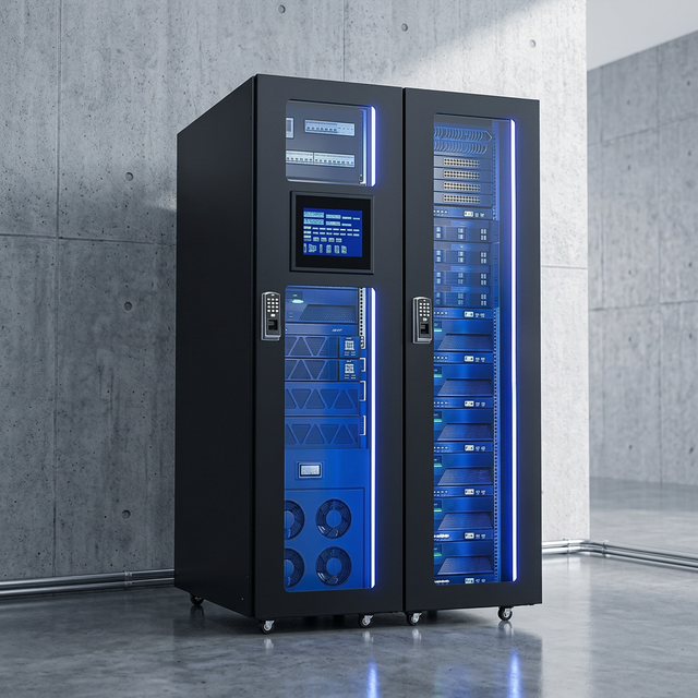 Top Rated Open Outdoor Network Cabinet Pole Mount Smart Server Rack Network Cabinet With Cooling Device
