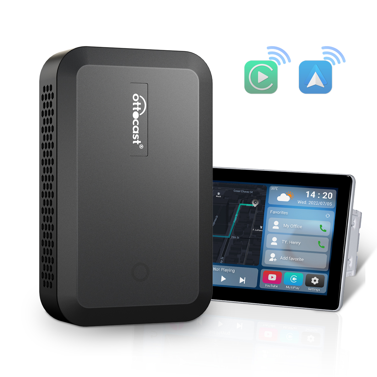 Ottocast PICASOU 2 Pro - Smart Android Ai Box for Cars