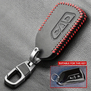 Elegante y Moderna Funda Protectora para Llaves de Coche de Cuero PU Negro, Resistente a Arañazos, Diseño Ligero, Alta Calidad, Modelo <span class=keywords><strong>Volkswagen</strong></span> - Product Image 6