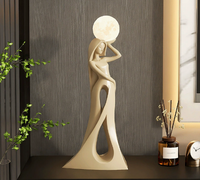 Ornement de table en résine Art Déco, sculpture moderne de style simple, décoration durable pour le salon