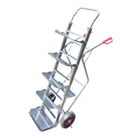 Chariot à eau pliable robuste 200 kg, chariot à main en aluminium pliable, plateforme de rangement, outil à deux roues, OEM