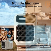 Refroidisseur d'air portable écologique avec module de chauffage détachable, mini climatiseur intelligent pour la maison et le bureau