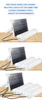 Lampe murale solaire LED pour couloir et escalier, luminaire extérieur triple protection pour jardin