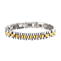 Chaîne de montre en acier inoxydable de qualité supérieure, bracelet avec fermoir de montre, hip-hop, bijoux fins pour homme et femme, cadeau