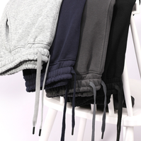 Pantalones Deportivos de Felpa Gruesa de Alta Calidad YKH de 400 g/m², Diseño Personalizado, Pantalones Deportivos de Pierna Ancha para Hombre