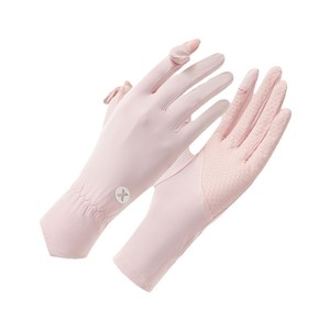 Flip Top Fingerless Ice Silk Gloves For Women Summer UV Protection Breathable Non <b>Slip</b> Touchscreen Driving Cycling Gloves - Product Image 4