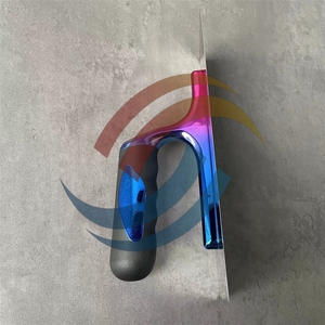Cazzuola <span class=keywords><strong>per</strong></span> intonacatura squadrata in acciaio inossidabile <span class=keywords><strong>per</strong></span> costruzione da DIY utilizzare strumento di muratura in gesso veneziano con impugnatura ergonomica - Product Image 3