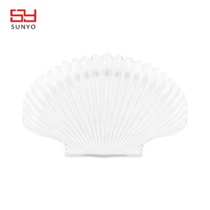 Assiettes en <span class=keywords><strong>verre</strong></span> coquille transparente plat à bijoux coquillage assiette à dîner plateau assiettes en <span class=keywords><strong>verre</strong></span> plats <span class=keywords><strong>de</strong></span> service en gros pour la <span class=keywords><strong>cuisine</strong></span> à domicile - Product Image 5