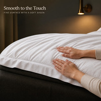 Ensemble de literie d'hôtel 100% coton 400TC blanc uni 4 pièces Vente en gros Doux et respirant pour hôtel 5 étoiles de luxe et usage domestique