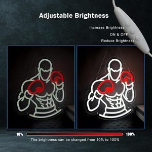 Boxer Letreros Neon LED indoor hanging ambient light shop <b>sign</b> wall decoration light entrance indicator light luminous <b>sign</b> - Product Image 3