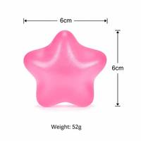 Nouvelle conception de jouet sensoriel anti-stress en forme d'étoile en TPR, balle à presser en maltose, jouet sensoriel pour enfants et adultes, balle en gel TPR