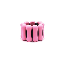 Personnalisé 2LB Silicone Cheville Poignet Poids pour Fitness Réformateur Pilates Courir Nid D'abeille Motif-Accessoire De Sport Pour Femmes
