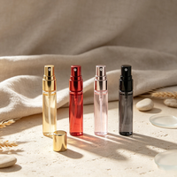 Atomiseur de parfum portable 2ml 3ml 5ml 10ml, flacon en verre transparent à brume fine, rechargeable, format voyage, conteneur d'échantillon de parfum