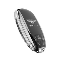 Clé intelligente LCD B-ONE avec télécommande 4 boutons argentée pour voitures de luxe modifiées, y compris pour BMW Mercedes-Benz Rolls-Royce