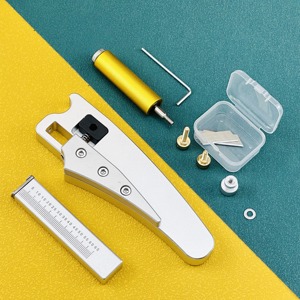 Máy cắt dây da có thể điều chỉnh, cầm tay, chiều rộng tối đa 6.5cm, độ dày 6mm, dụng cụ thủ công làm đồ da để tự làm dây lưng/dây đeo - Product Image 4