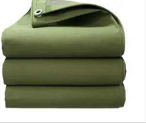 Pe/pvc Custom Cotton Canvas Truck Abrasion-resistant Laminated Flame Retardant Tarpaulin 100% Waterproof Truck Cargo Covers