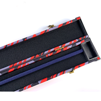 Étui de transport rigide en cuir PVC de qualité supérieure pour queue de billard, boîte de rangement portable pour accessoires, support pour 1 queue de billard 3/4 ou 1/2