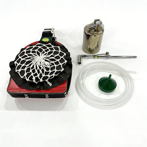 Kit de torche de soudage à soufflet d'air 5 pièces/ensemble, type pédale, avec soufflet en cuivre, pot à huile, poignée en fer, soufflet en cuir et plastique, pour la fusion de métaux et l'or - Product Image 6