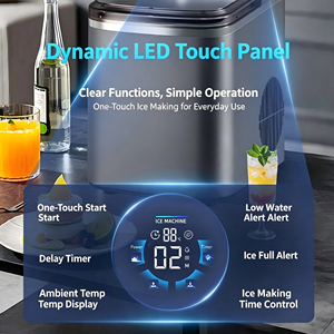 APCOM Self-cleaning Portable <b>Ice</b> <b>Maker</b> Bullet Round <b>Ice</b> Fast 6-10 Mins <b>Ice</b> Cycle Small <b>Ice</b> Machine For Dorm Camping Kitchen - Product Image 6
