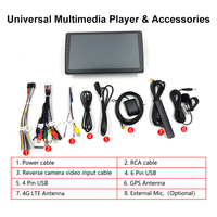Radio para Auto con Android 14, 8 Núcleos, GPS Multimedia Universal UIS7865, Pantalla Dividida, Control por Voz con IA, Carplay Inalámbrico y Android Auto