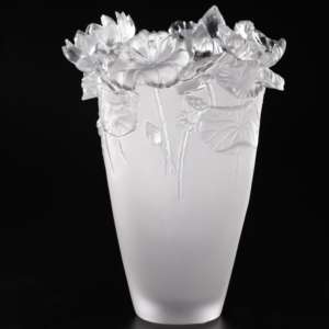 Vas teratai tenteram kristal Liuli cetakan daun mengambang desain meditasi Zen Dekor kuil potongan seni - Product Image 1