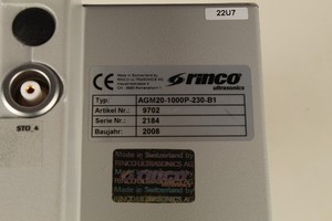 Plc <strong>Rinco</strong> Ultrasonics Agm20-1000p-230-b1 (ultrasonic Welding Module) for Warranty Product - Product Image 2