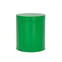 Boîte en métal à impression personnalisée de qualité alimentaire pour l'emballage de bonbons en poudre de chocolat Boîte ronde en fer blanc avec couvercle