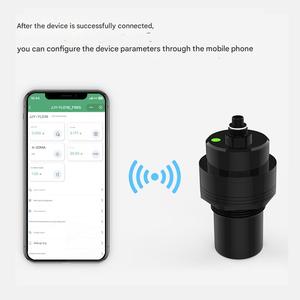 Jauge de niveau d'eau à ultrasons pour réservoir d'eaux usées 4-20mA Instrument de capteur de contrôle de surveillance de Transmission Capteurs de niveau de liquide supérieur - Product Image 3