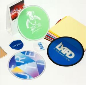พัดมือพับได้ทรงกลม พิมพ์โลโก้ตามสั่ง ของขวัญธุรกิจ - Product Image 3