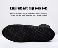 Chaussettes de plongée en caoutchouc chloroprène élastique de 3 mm pour la natation en eau froide et antidérapante en hiver, protection chaude pour la plage