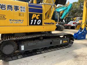 Excavatrice Komatsu PC110-7 d'occasion, moteur Fawde d'origine japonaise, 10 tonnes, bon état, hydraulique, chenilles, boîte de vitesses, pompe, moteur, roulement - Product Image 3