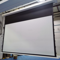 Écran de projection motorisé de plafond à taille personnalisée TELON Premium Tab Tension