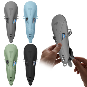 Nouvelle conception, étui de rangement portable en silicone pour rasoir de voyage, cadeau pour homme, accessoire de voyage essentiel, housse de protection pour rasoir de sécurité - Product Image 1