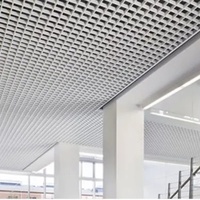 Rejilla de Techo de Aluminio de Celda Abierta para Interiores, Rejilla de Techo para Restaurante, Tienda, Garaje, Cobertizo, Techo Falso