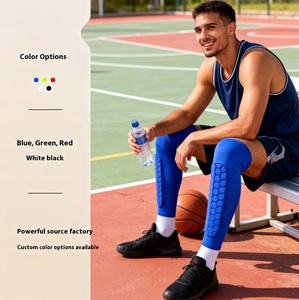 Protector <span class=keywords><strong>de</strong></span> Pantorrillas Deportivo Personalizado HKD, Antideslizante, <span class=keywords><strong>de</strong></span> Poliéster y Algodón, Transpirable, Espinilleras <span class=keywords><strong>de</strong></span> Fútbol, Protección Profesional Ajustable - Product Image 2