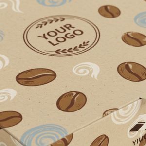Caja Plegable de Cartón para Galletas, Pasteles y Bizcochos, Color Café, Personalizada por el Fabricante - Product Image 2